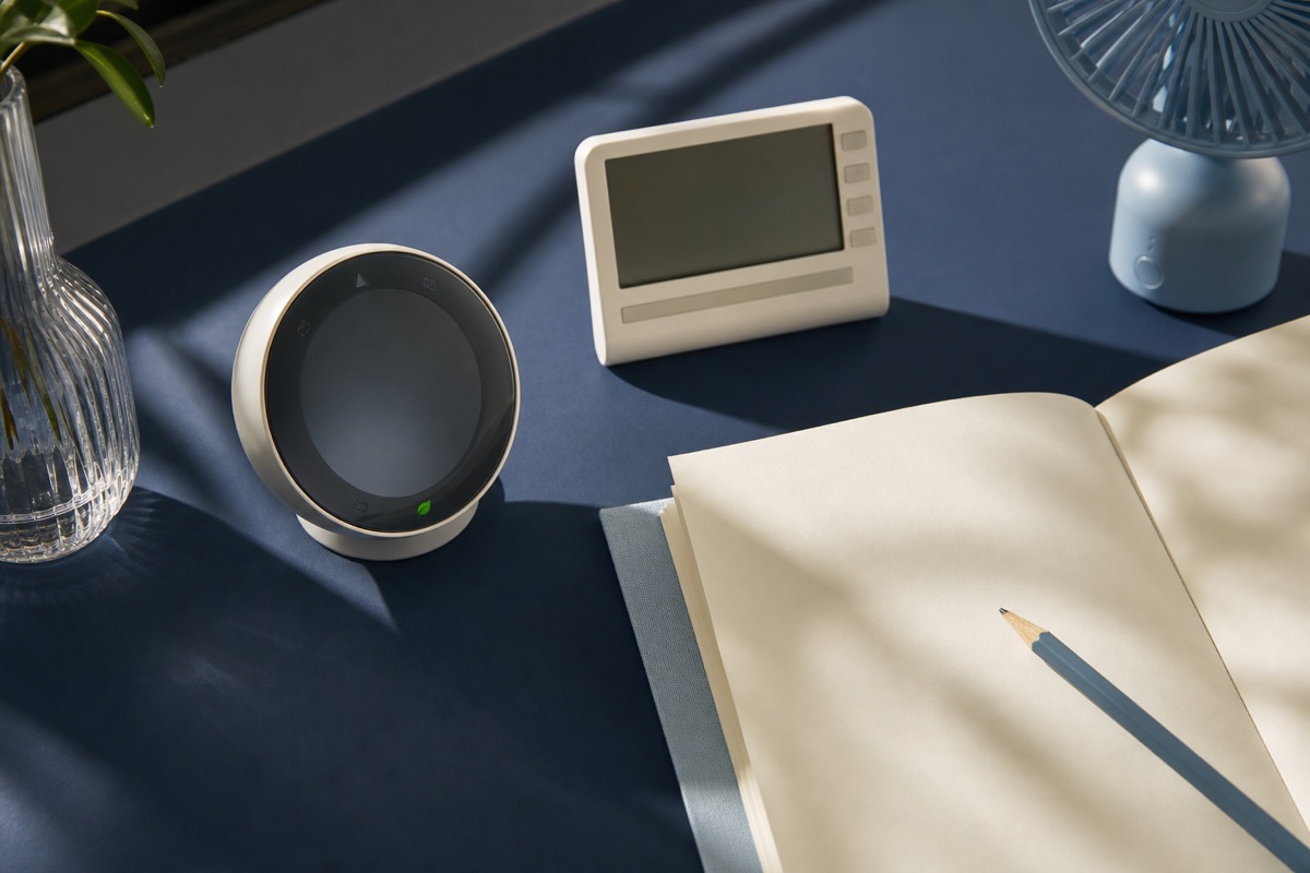 Home comfort controls and an energy-planning notebook